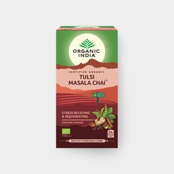 Organic India Tulsi Masala Chai BIO, 25 sáčků *CZ-BIO-001 certifikát