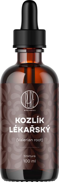 BrainMax Pure Kozlík lékařský (Valerian root) tinktura 1:1, 100 ml