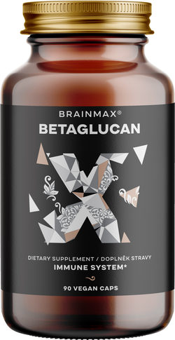 BrainMax Betaglucan, 90 rostlinných kapslí