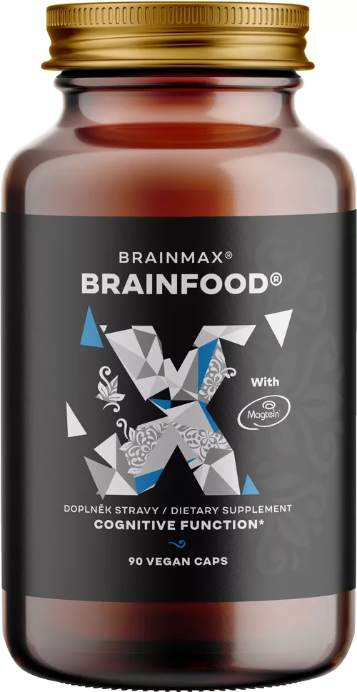 BrainMax BRAINFOOD, 90 rostlinných kapslí